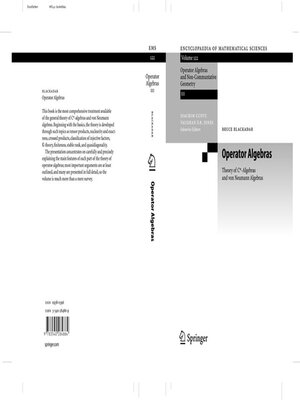 cover image of Operator Algebras
